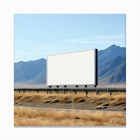 Blank Billboard 9 Canvas Print