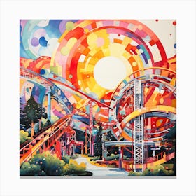 Amusement Park Canvas Print