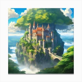 Castle In The Sky 30 Canvas Print