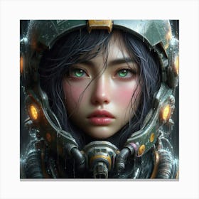 Sci-Fi Girl 4 Canvas Print