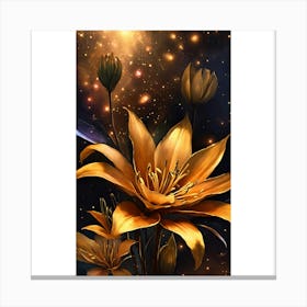 Golden Lily Canvas Print