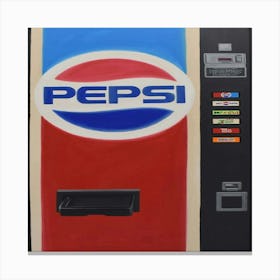 Pepsi Vending Machine Canvas Print