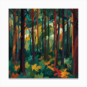 Autumn Forest 17 Canvas Print