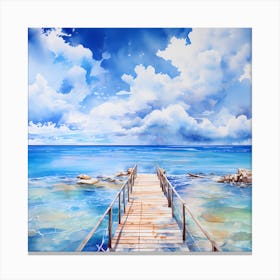 AI Seascape Sonata Canvas Print