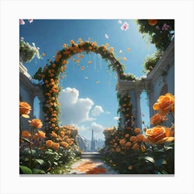 Rose Garden 1 Canvas Print