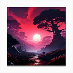 Landscape Painting 14 Canvas Print