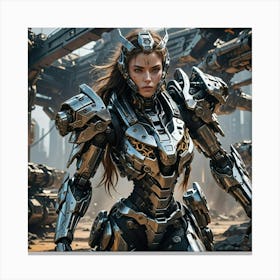 Cyborg Canvas Print