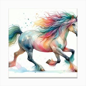 Rainbow Horse 1 Canvas Print