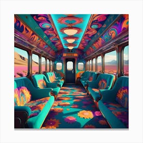 Psychedelic Express 5 Canvas Print