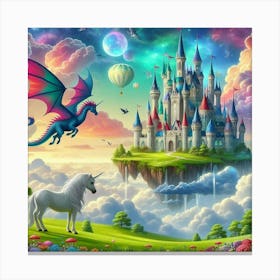 Fairytale Castle 4 Canvas Print