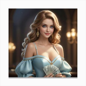 Sexy Blonde 16 Canvas Print