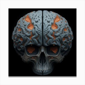 Brain Of A Man Canvas Print