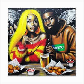 Supreme Wings Canvas Print