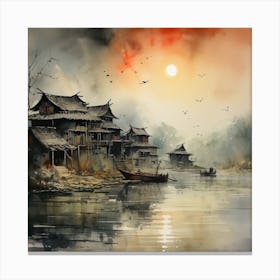 Oil painting 1 Canvas Print