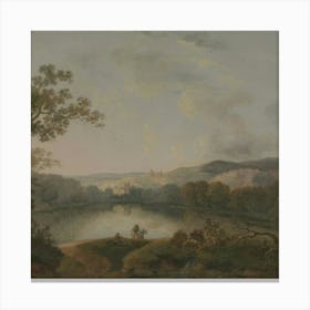 View Of A Lake Canvas Print