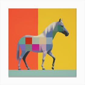 Midcentury Colorful Horse 1irena Canvas Print