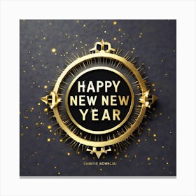 Happy New Year 116 Canvas Print