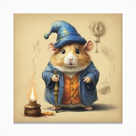 Wizard Hamster Canvas Print