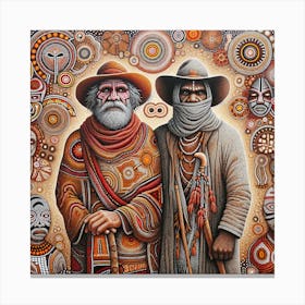 Two men Canvas Print