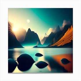 Mountain Landscape Canvas Print