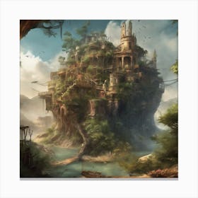 Fantasy Castle 54 Canvas Print