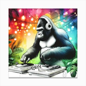 Gorilla In The Mix S 1 Canvas Print