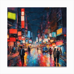 Seoul Canvas Print