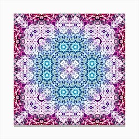 Ethnic Pattern Pink And Purple 1 Canvas Print