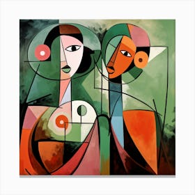 Two Women Canvas Print