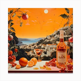 orange city Canvas Print