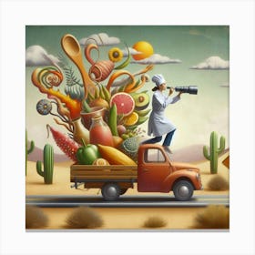 Exploring Exotic Ingredients: How to Create Fusion Dishes with a Twist Canvas Print