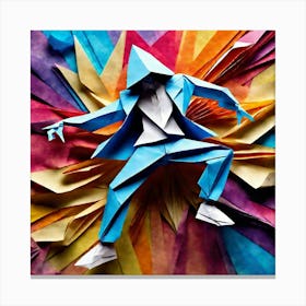 Origami Dancer 93 Canvas Print