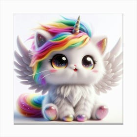 Unicorn Cat, caticorn 14 Canvas Print