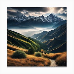 Mountain Landscape 26 Canvas Print