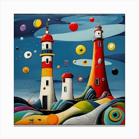 Lighthouses Canvas Print