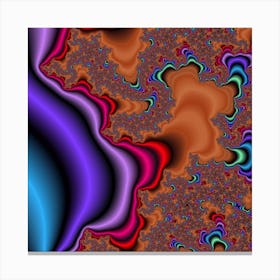 Colorful Piece Abstract Canvas Print