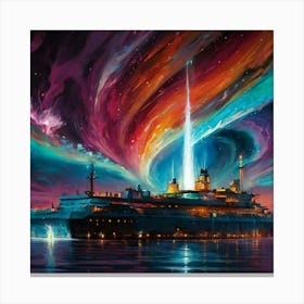 Spaceship Canvas Print