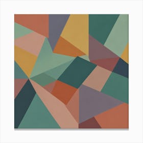 Abstract Geometric Painting 2 Canvas Print