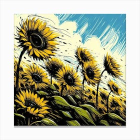 Sunflowers 10 Canvas Print