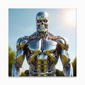 Terminator Stock Videos & Royalty-Free Footage Canvas Print