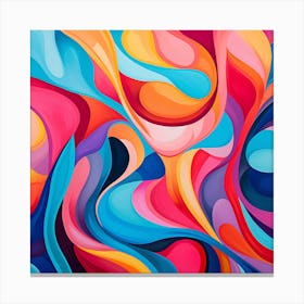 Abstract By Person Canvas Print