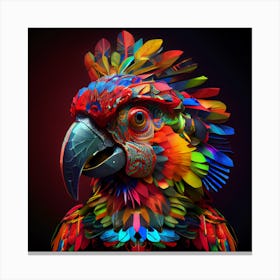 Colorful Parrot Canvas Print