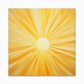 Sunrays Canvas Print