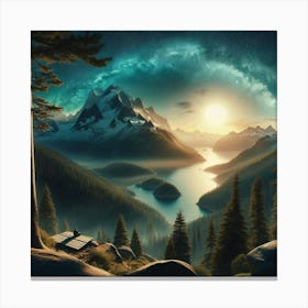 Landscape Painting 6 Canvas Print