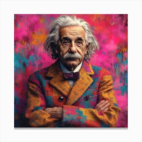Albert Einstein 14 Canvas Print