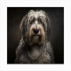Portrait Of A Dog 6 Canvas Print
