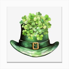 St Patrick'S Day Hat 6 Canvas Print