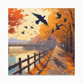 Autumn Painting Canvas Print