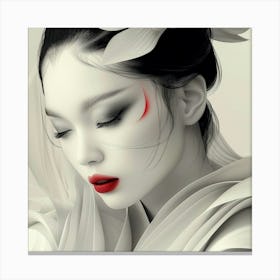 Geisha 3 Canvas Print