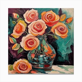 Flower Vase 1 Canvas Print